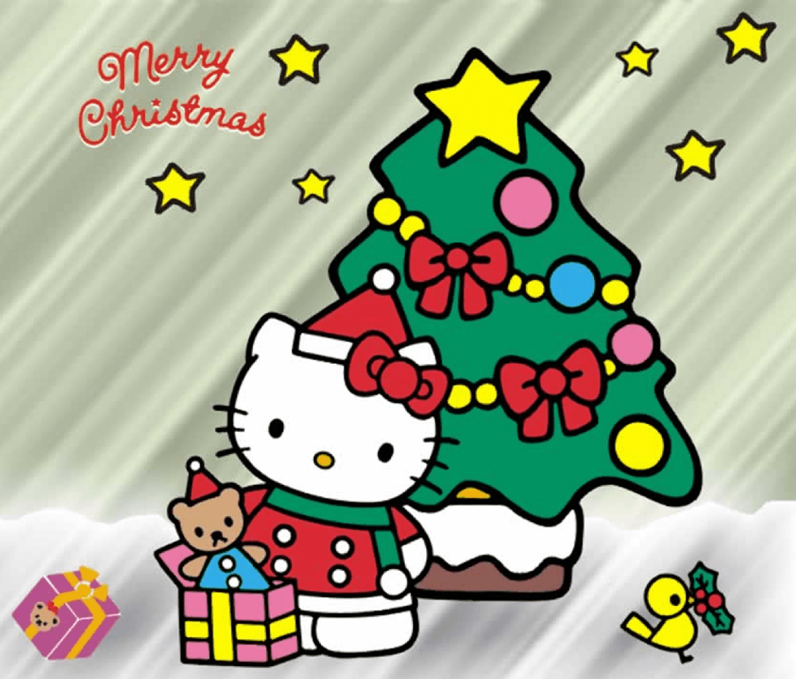 Hello Kitty Christmas T Shirt Iron on Transfer Decal #9