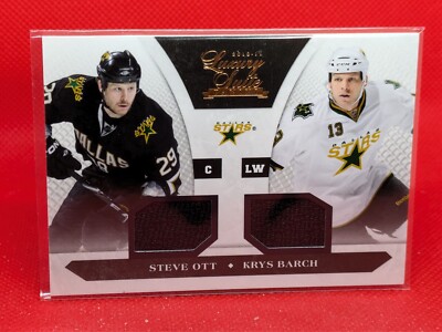 2010-11 Panini Luxury Suite Dual Jersey /599 Krys Barch Steve Ott #82
