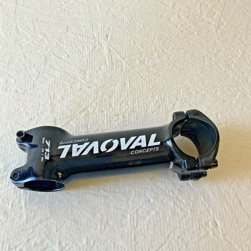 OVAL CONCEPTS THREADLESS STEM 110 MM 1 1/8 IN CLAMP 31.8 MM 6 DEGREE 130 GRAMS - Image 2 of 4
