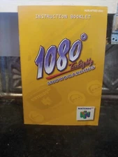 1080 Snowboarding Nintendo 64 N64 System Game Instruction Manual Booklet *ONLY*
