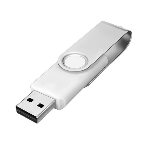 CW10001 Candy USB Flash Drive High Speed USB 2.0 Thumb Drive (4GB White) - Afbeelding 1 van 9