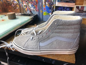 vans sk8 hi grey dawn