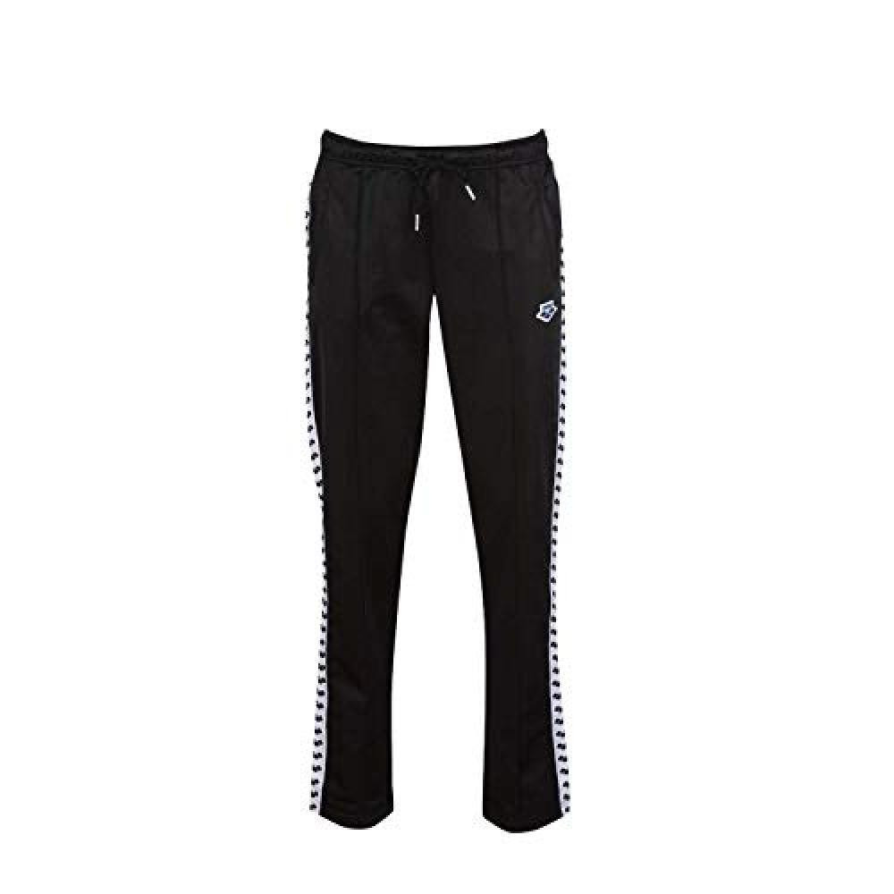 (TG. L) Arena W Straight Team Pant, Pants Donna, Black-White-Black, L - NUOVO