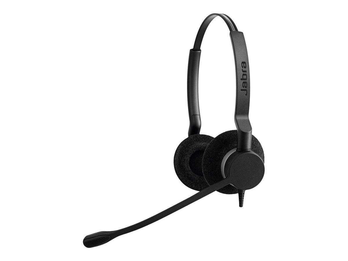 Jabra BIZ 2300 QD Duo Headset on-ear wired on-ear wired Headset 2309-820-104