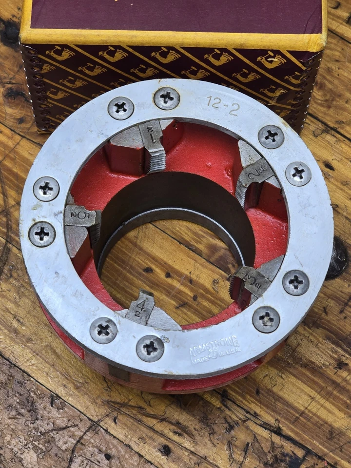 Armstrong 2" Pipe Threader Die Head For No 12 Ratchet NEW - Image 4 of 4