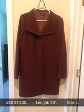 Rust Alpaca Coat