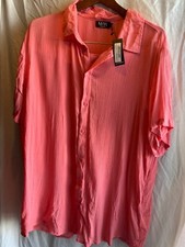 Boohoo Man- Mens Pink Short-Sleeve And Shorts Lounge Set- Size 3X New with Tags