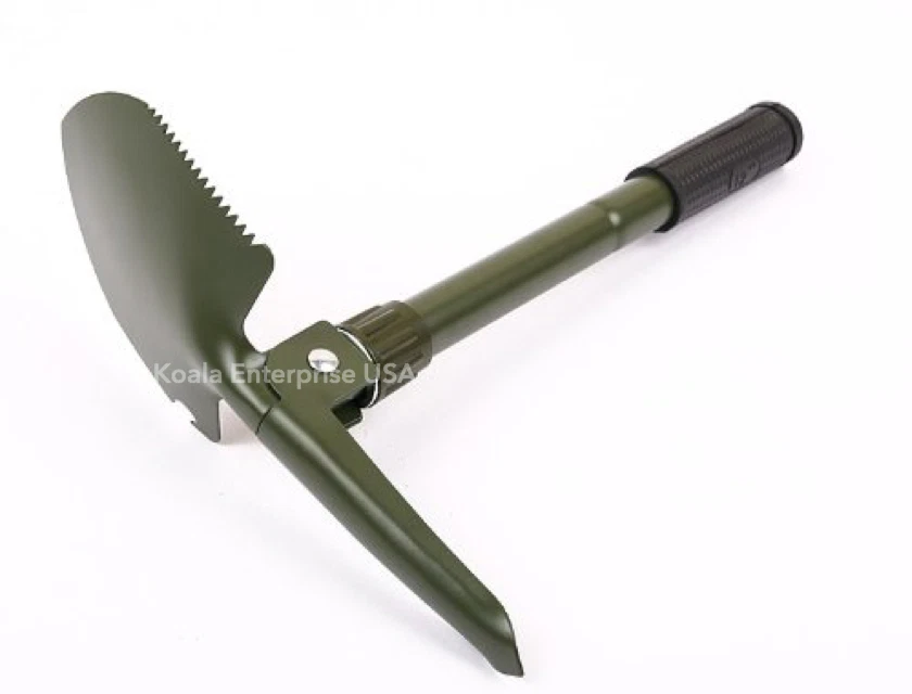 Folding Military Style Shovel Survival Spade Emergency Garden Camping Outdoor - Image 3 of 4