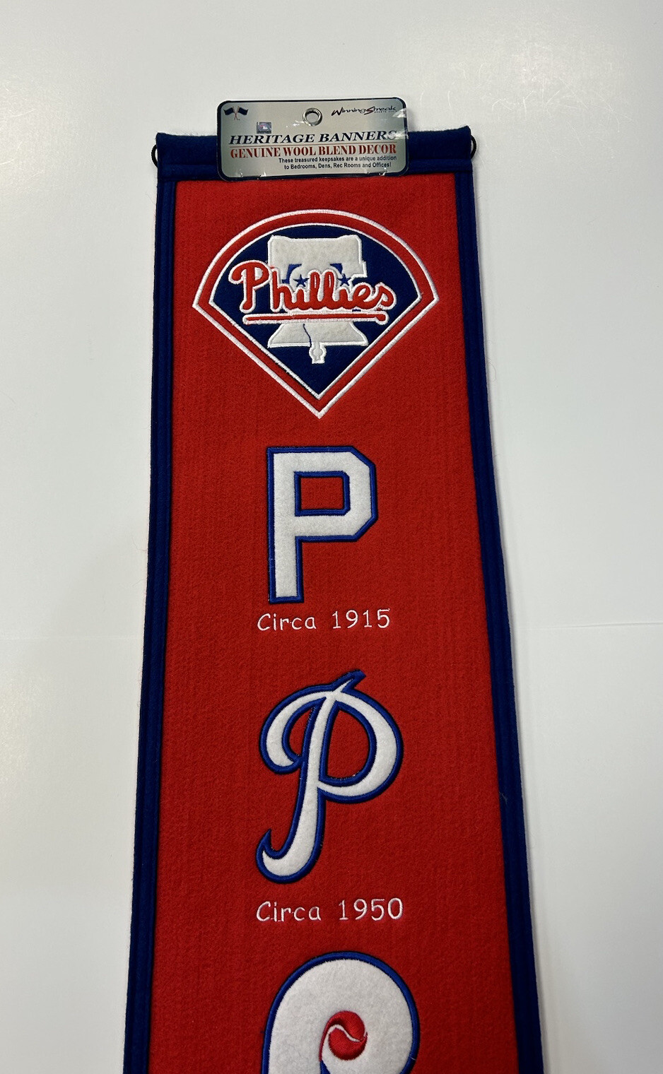 Philadelphia Phillies MLB Baseball Winning Streak Embroidered Heritage Banner