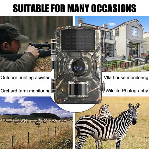 Trail Hunting Camera 36MP 1080P Wildlife Game Night Vision Outdoor Security Cam - Picture 10 of 16