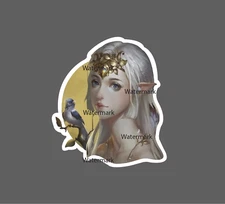 Elf Girl Sticker Fantasy Beauty Waterproof