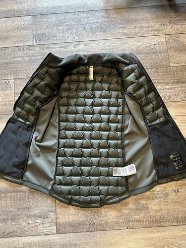 Adidas Down Puffer Vest Frostguard Forest Green Womens Size Small - Picture 4 of 7