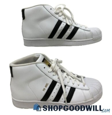 Adidas Pro Model Mid J 'White Black' Men's Sneakers Shoes Size
