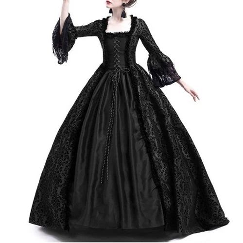 NEW Women Renaissance Ball Gowns Dresses Costum Vintage Medieval Victorian Dress - Picture 25 of 27