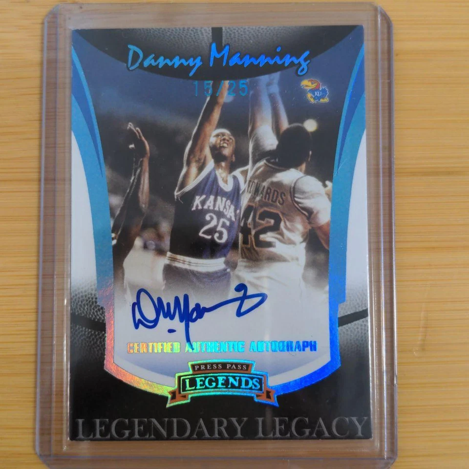 Prepass Legendary Lagacy Danny Manning 2007 The University of Kansas automático/25 Foto 4 de 4