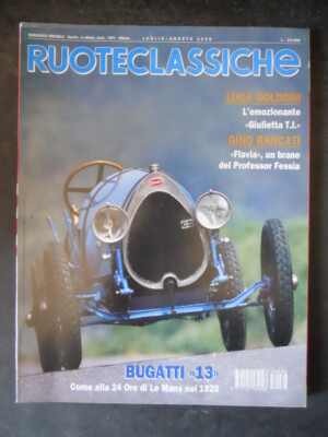 RUOTECLASSICHE 86 1995 BUGATTI 13 ALFA ROMEO GIULIETTA SZ LANCIA FLAVIA [Q29]