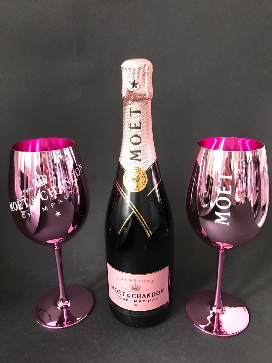 Moët & Chandon Champagnergläser Set – 2er Set In Rosé-Optik, Elegante Sektgläser Für Besondere Anlässe