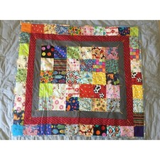 Handmade Baby Quilt Blanket 41 x 38 NEW Lot of colors Chiefs Kansas City