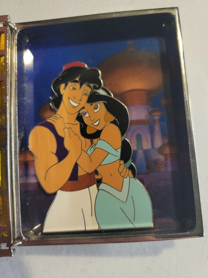 PIN DE DISNEY LIBRO DE CUENTOS PRINCESA JAZMÍN ~ ALFILERES DE VIDRIERAS JUMBO LE 1000 Foto 3 de 4