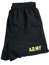 Army Shorts Physical Fitness APFU Uniform Small Black PT Uniform USGI