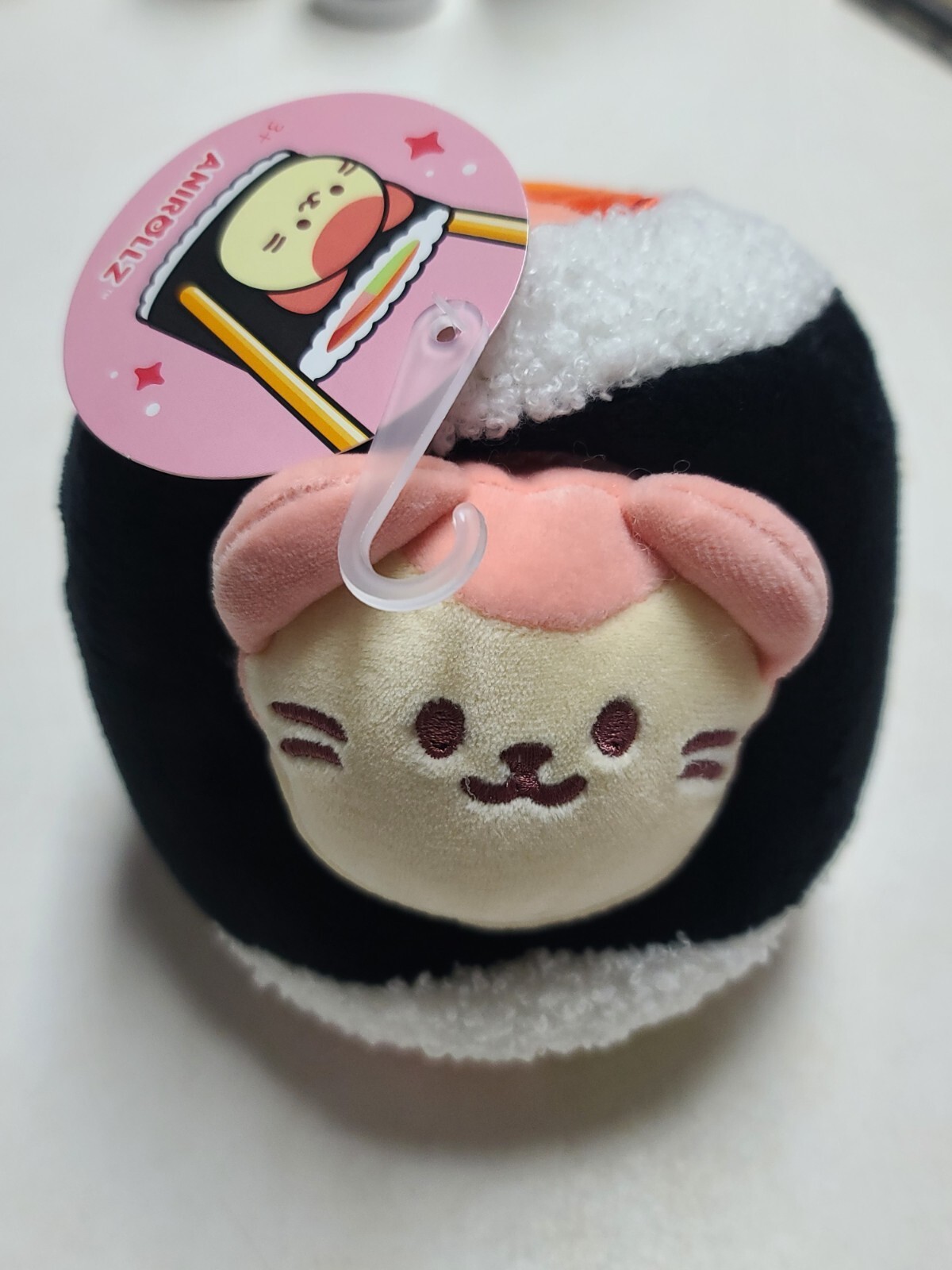 Anirollz Sushi Peluche Kittiroll Gato Gatito Nori Maki Rollo Empujar Nuevo Con Etiqueta
