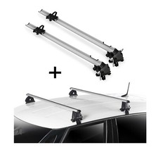 2x Fahrradträger Bike Pro+Dachträger EVO ALU für für für Seat Mii (KF1) 5 Türer 