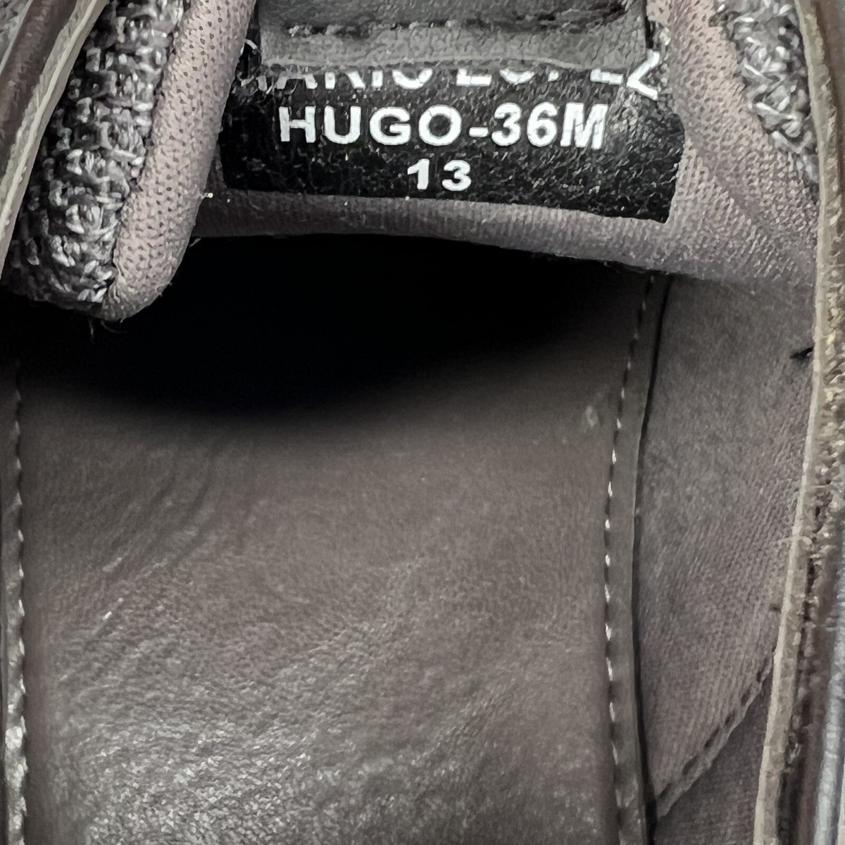 Mario Lopez Hugo Mens Size 13M Gray Lace-Up Two-Tone Casual Sam Ankle Boots Mario Lopez Men main image 4