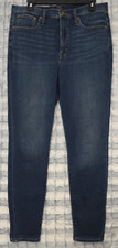 J. Crew 10" High Rise Skinny Jeans Women's 30 Blue Denim Stretch Comfort