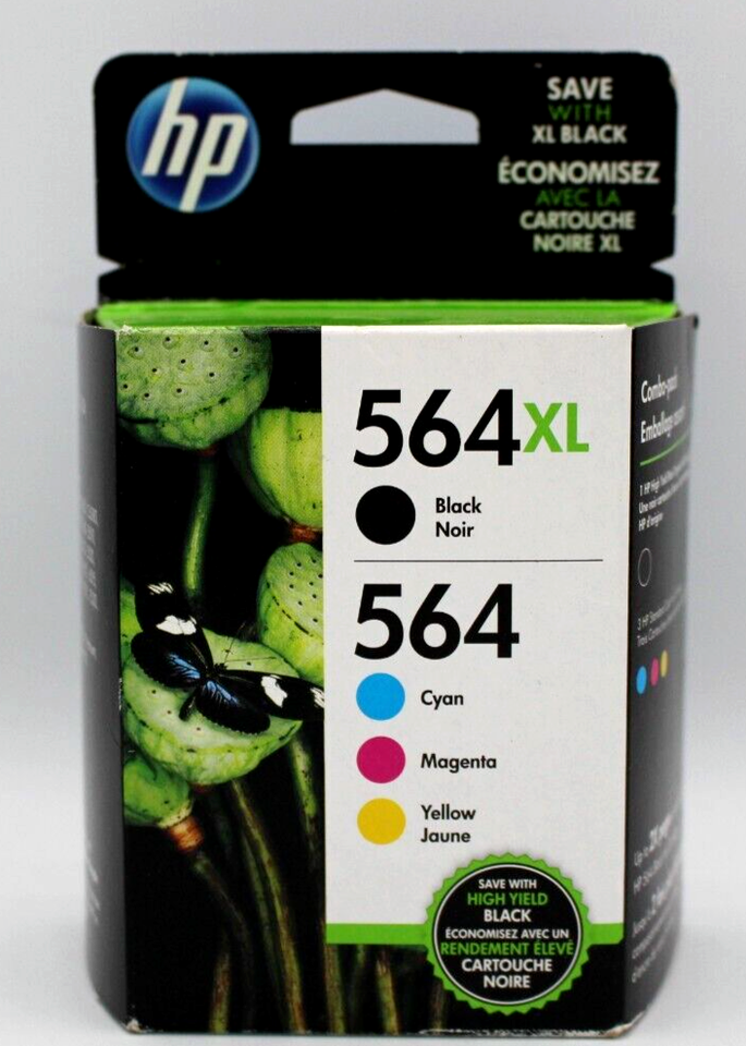 HP 564XL Black & Color Ink Cartridges Long-Lasting 2026/2027-image