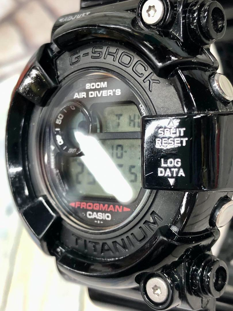 CASIO G-SHOCK DW-8200Z-1T FROGMAN MEN IN BLACK MIB Exc | eBay