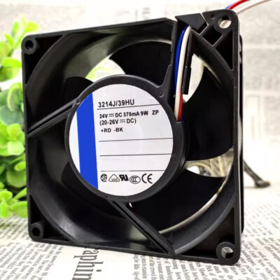 EBMPAPST 24V 3214J/39HU 90X90X38MM 9CM frequency converter Advanced cooling fan