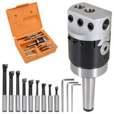 15 Pieces Boring Tool Set 50 mm Boring Head MT2-F1-12 vidaXL