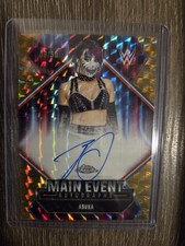 Asuka 2026 Topps Chrome WWE Gold Geometric On-Card Autograph /50