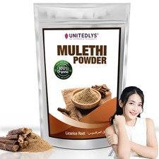 Uniteds Pure Mulethi Powder for Face Skin Hair Care 200g