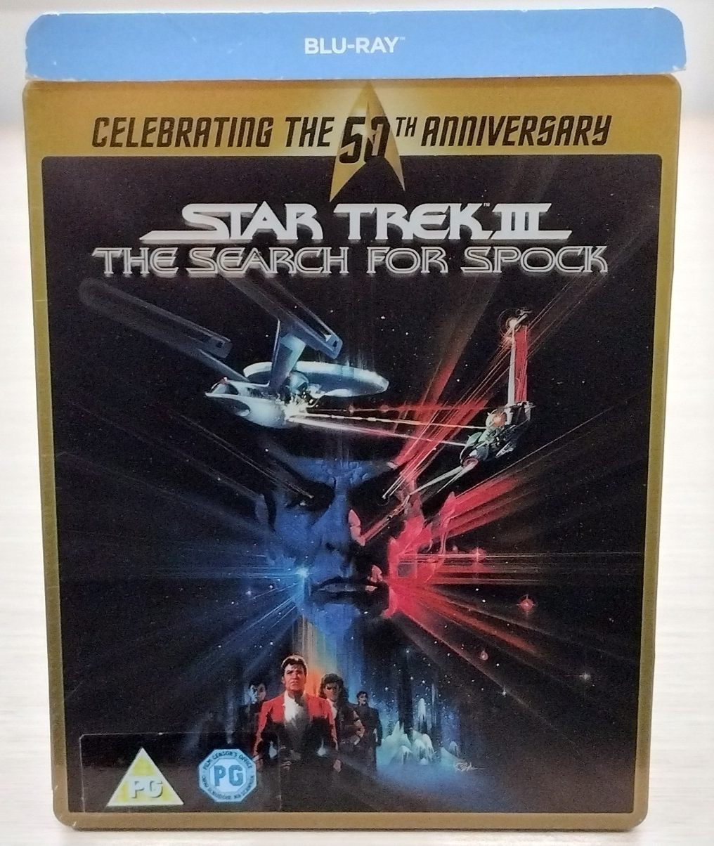 Star Trek 3 : The Search For Spock - 50th Anniversary Steelbook Blu-Ray In VGC