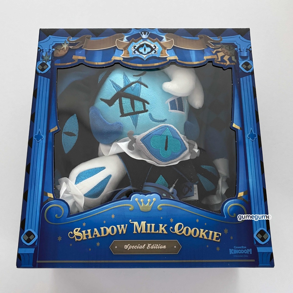 Cookie Run Kingdom Official Shadow Milk Cookie Plush Doll Stuffed