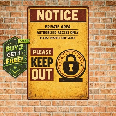 You Are Now A Target No Longer A Trespasser Funny Metal Tin Sign