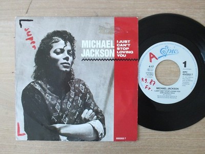 Michael Jackson   I Just Can't Stop Loving You    7'' Single  Vinyl  vg+
