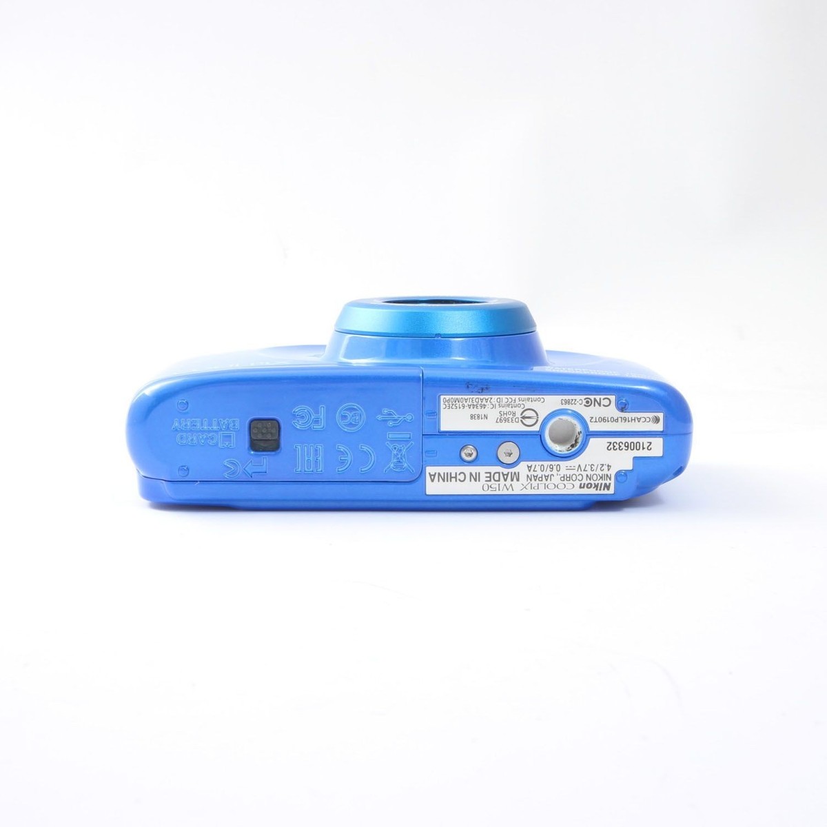 Nikon COOLPIX W150 Blue Compact Digital Camera Tested Working 