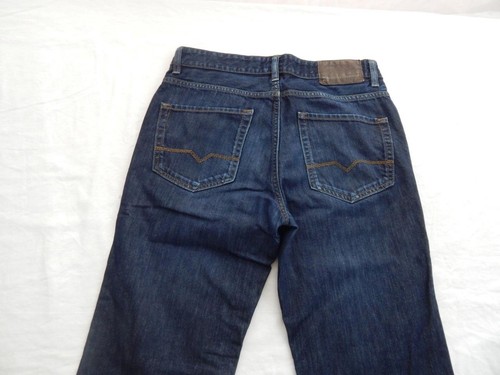 Hugo Boss BO1 Jeans Straight Blue Waist 32 Leg 32 W32 L32 Button Fly (Q6893) - Picture 3 of 10