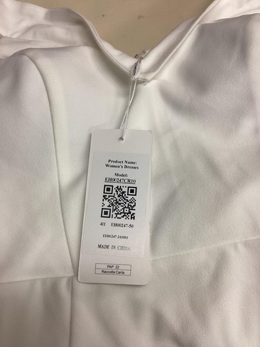 Vestido de novia Ever-Pretty para mujer XL US 10 blanco con cuello en V EH00247 - Imagen 17 de 22