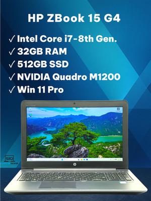 HP ZBook 15 G4 i7-7820Q 32GB RAM 512GB SSD 15,6 FullHD Quadro M1200 Win 11 #A0