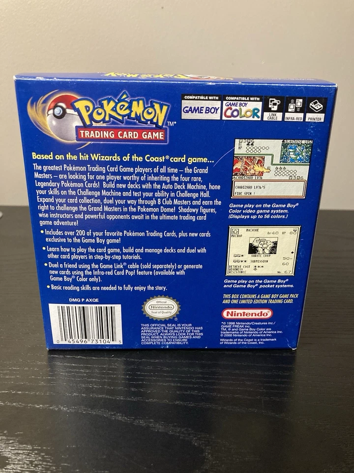 Pokemon Trading Card Game TCG Nintendo Game Boy Color mit Meowth Promo Karte GBC - Bild 2 von 4