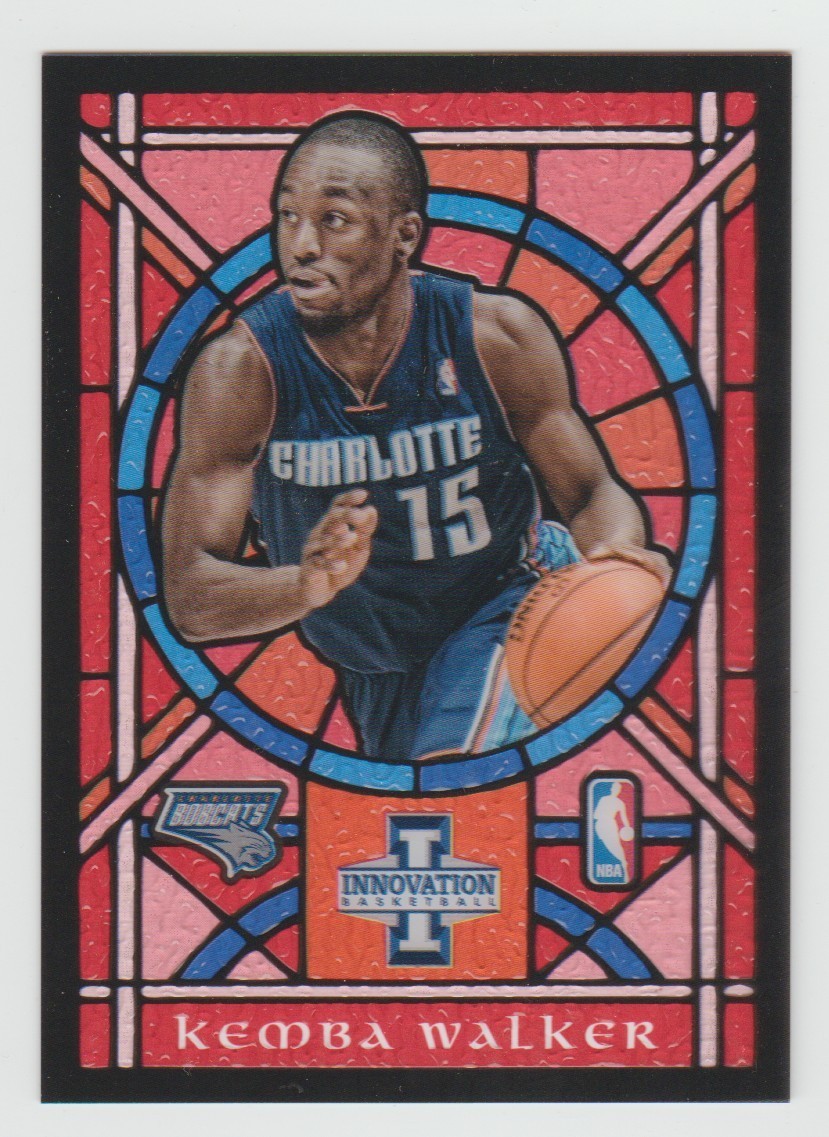 2012-13 Panini Innovation Kemba Walker Stained Glass #34 SP RC SSP Rookie UCONN