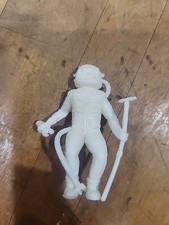 Vintage MPC white Spaceman with wrench plastic figure toy
