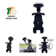 Windshield Phone Mount - Suction Cup Phone Holder for Car or Truck Window or ...