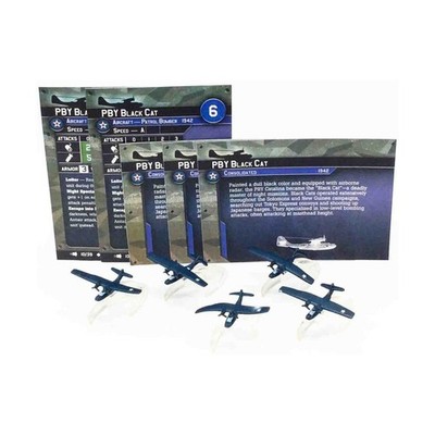 WotC Axis & Allies Condition Zebra B-24D Liberator (U) x5 NM