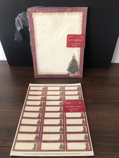GREAT PAPERS Holiday Christmas Letterhead And Address Labels New Sealed Matching