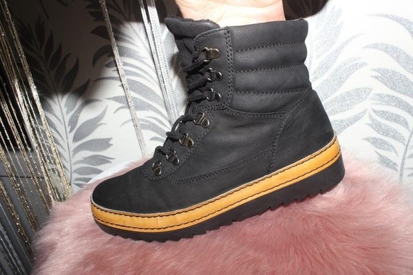 Women Gabor Boots Black 38 #7SJO