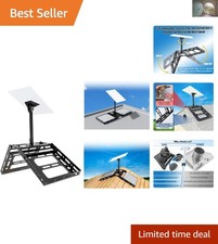 Starlink Gen 3 Roof Mount with Pipe Adapter - Secure Adjustable Installation